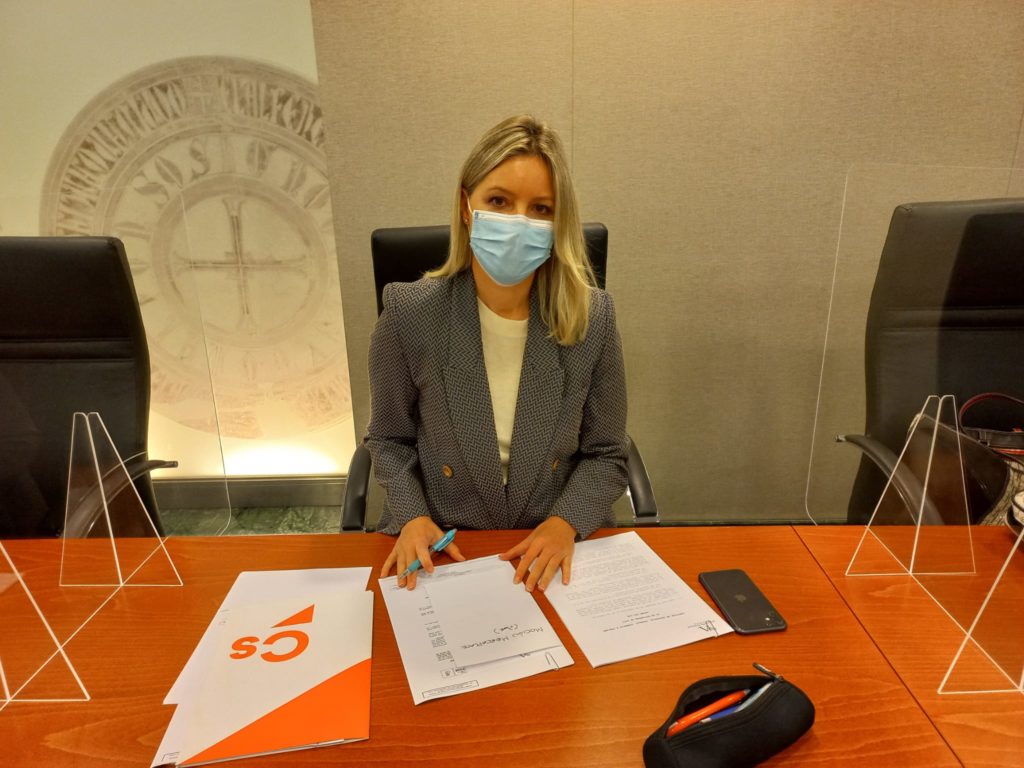 Ana Martínez Vidal en la comisión de industria y empleo