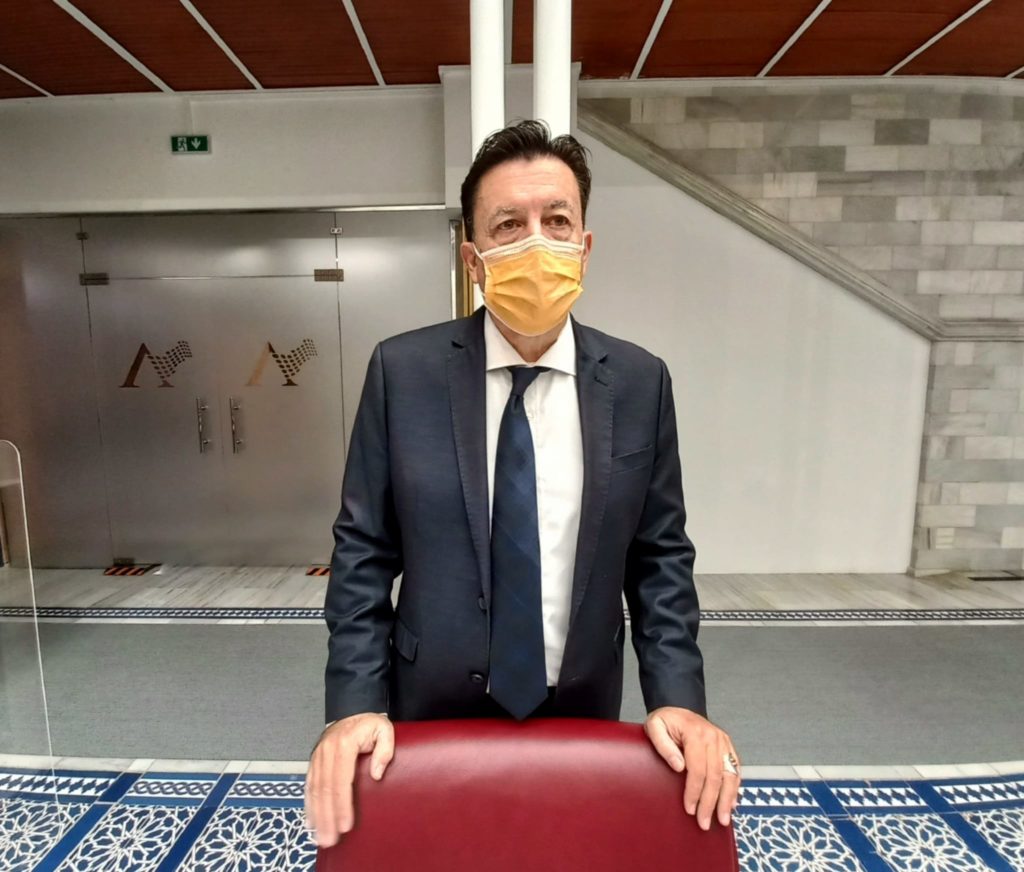 Juan José Molina en el pleno de hoy 01-12-2021 en la Asamblea 2